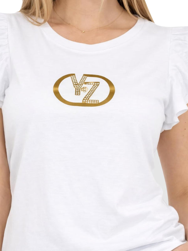 Yes Zee T-shirt Donna Mod. T209 S100 0101 Bianco