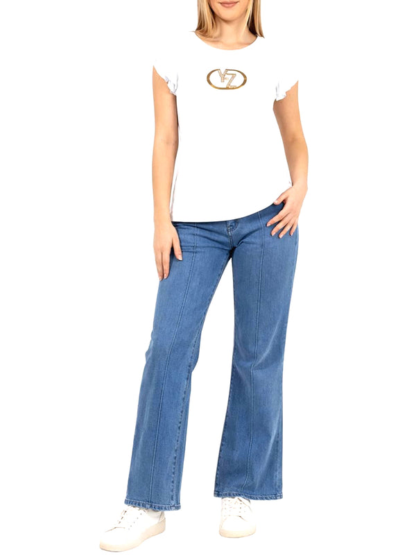Yes Zee T-shirt Donna Mod. T209 S100 0101 Bianco