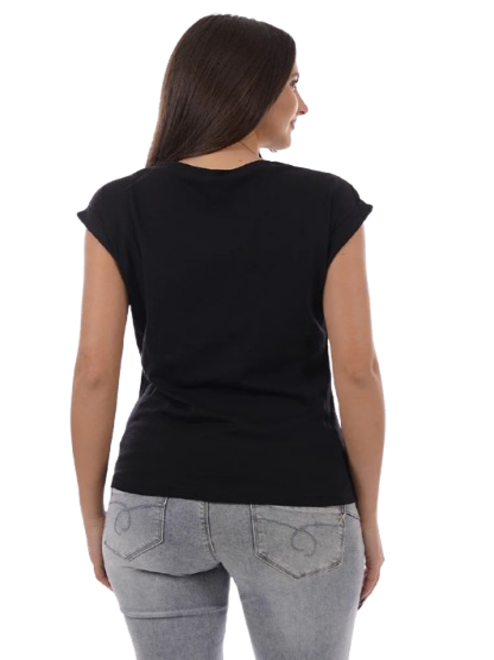 Yes Zee T-shirt Donna Mod. T215 TL00 801 Nero