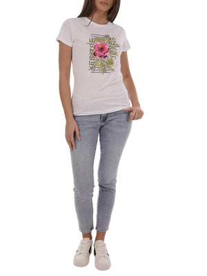 Yes Zee T-shirt Donna Mod. T222 T902 0127 Bianco