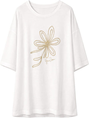 Yes Zee T-shirt Donna Mod. T234 ES00 0101 Bianco
