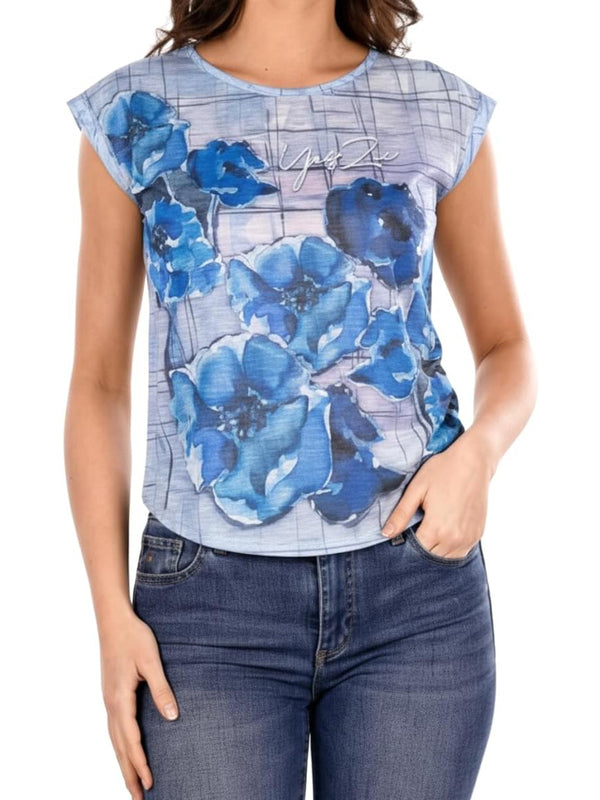 Yes Zee T-shirt Donna Mod. T236 Y304 2713 Fantasia