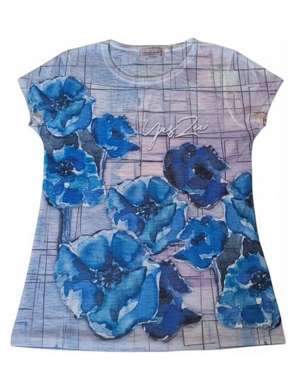 Yes Zee T-shirt Donna Mod. T236 Y304 2713 Fantasia