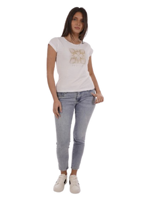 Yes Zee T-shirt Donna Mod. T257 T900 0127 Bianco