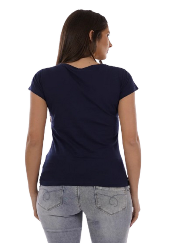 Yes Zee T-shirt Donna Mod. T257 T900 713 Blu
