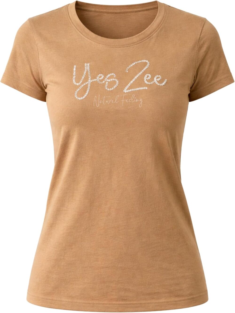 Yes Zee T-shirt Donna Mod. T257 TQ00 0298 Fango