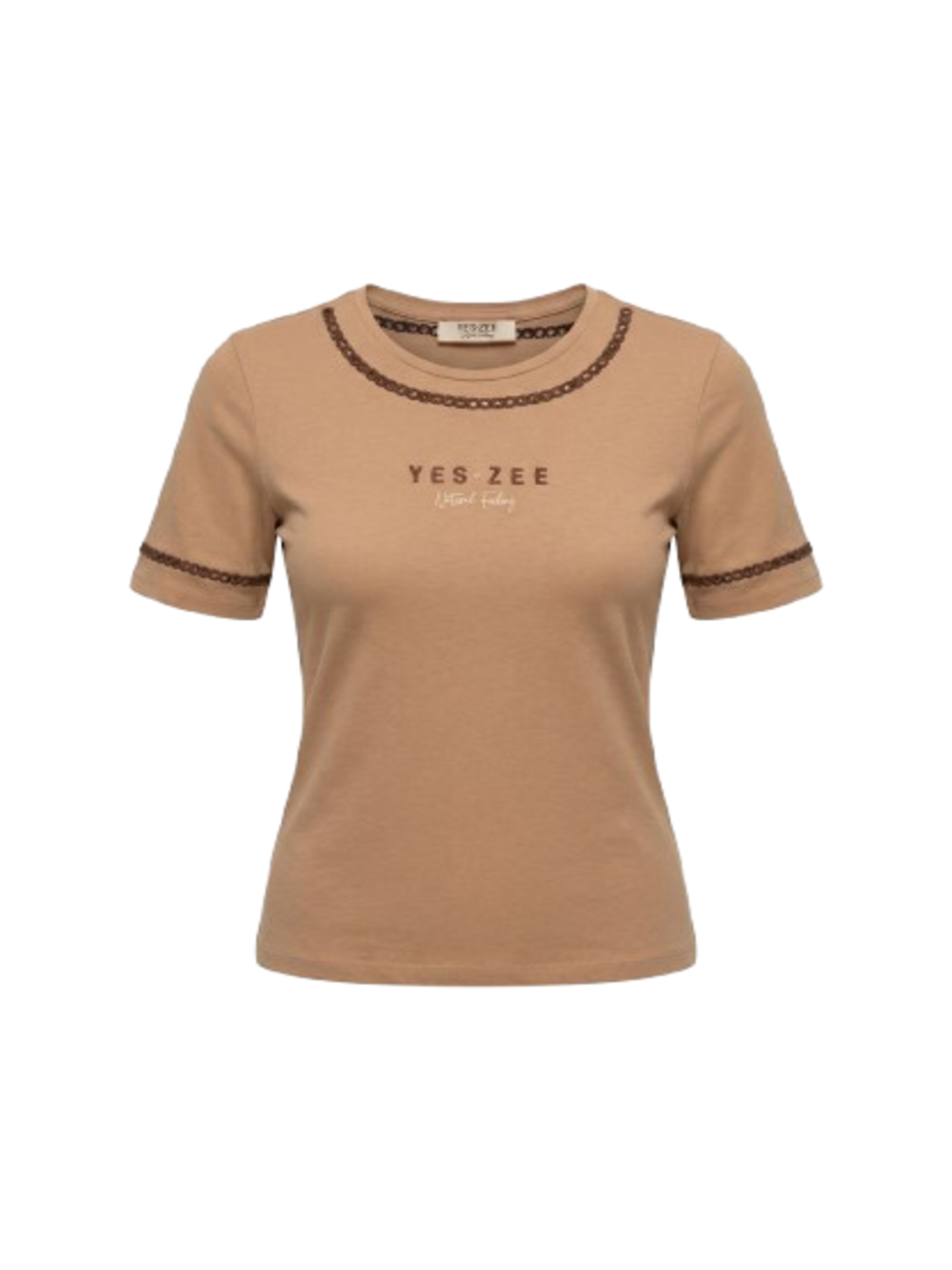 Yes Zee T-shirt Donna Mod. T265 TQ00 0298 Fango