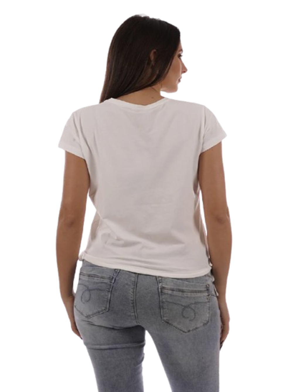 Yes Zee T-shirt Donna Mod. T270 S700 0107 Bianco