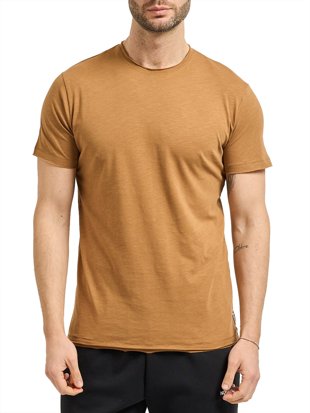 Yes Zee T-shirt Uomo Mod. T722 TL00 0247 Tabacco