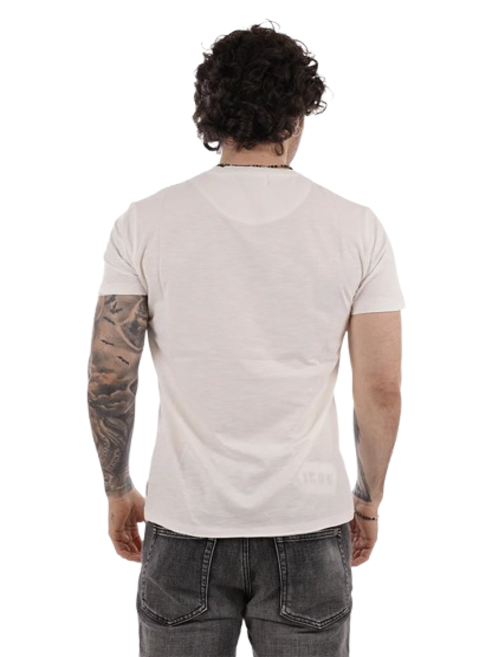 Yes Zee T-shirt Uomo Mod. T722 TL00 107 Bianco