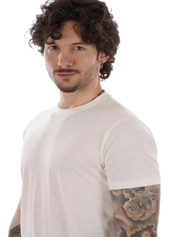 Yes Zee T-shirt Uomo Mod. T722 TL00 107 Bianco