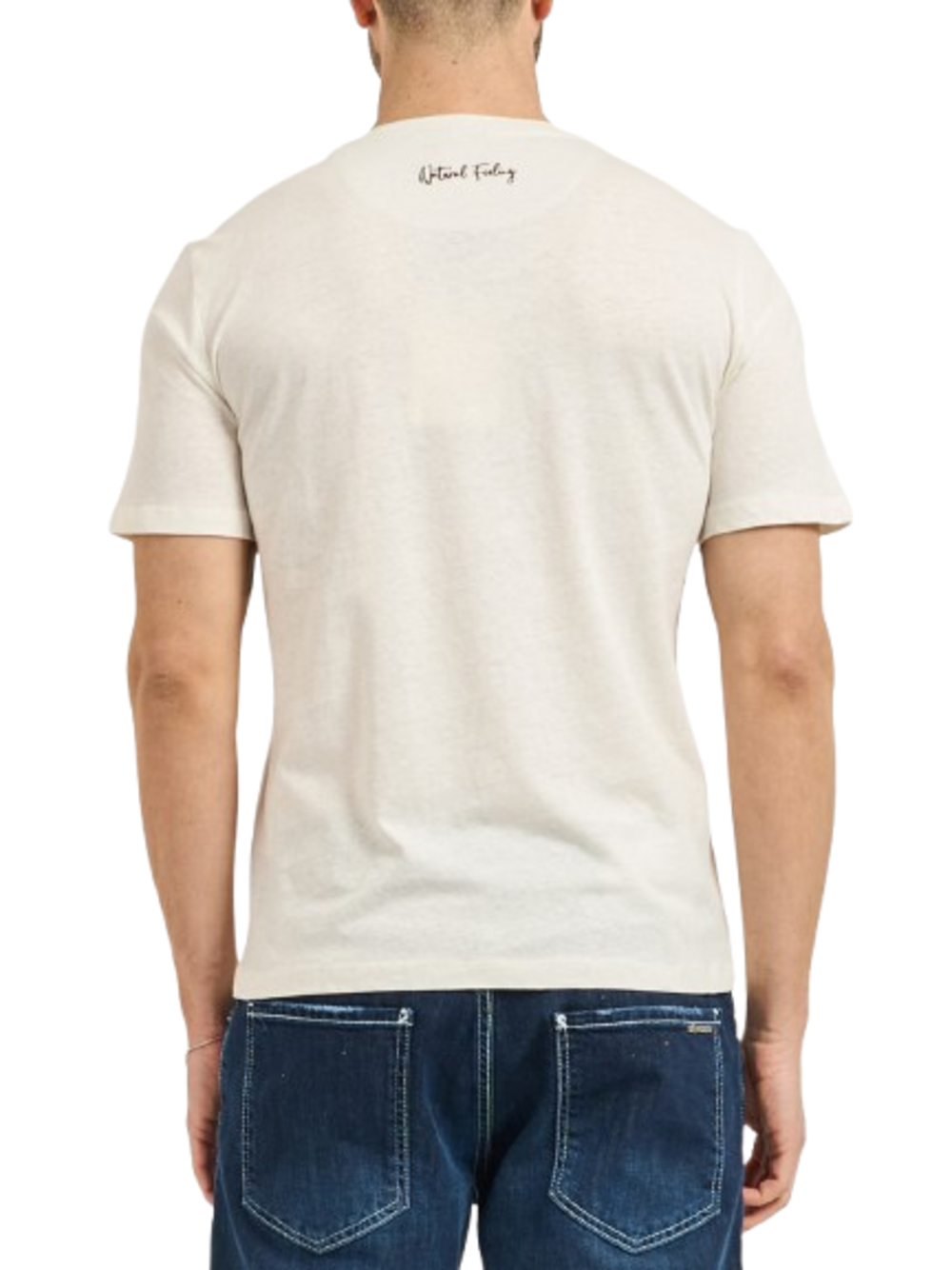 Yes Zee T-shirt Uomo Mod. T796 SQ00 0107 Bianco