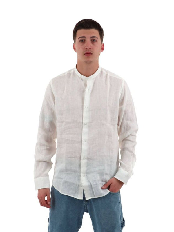 YOS Camicia m/l Uomo Mod. 9434900 LINO-COREANO 100 WHITE
