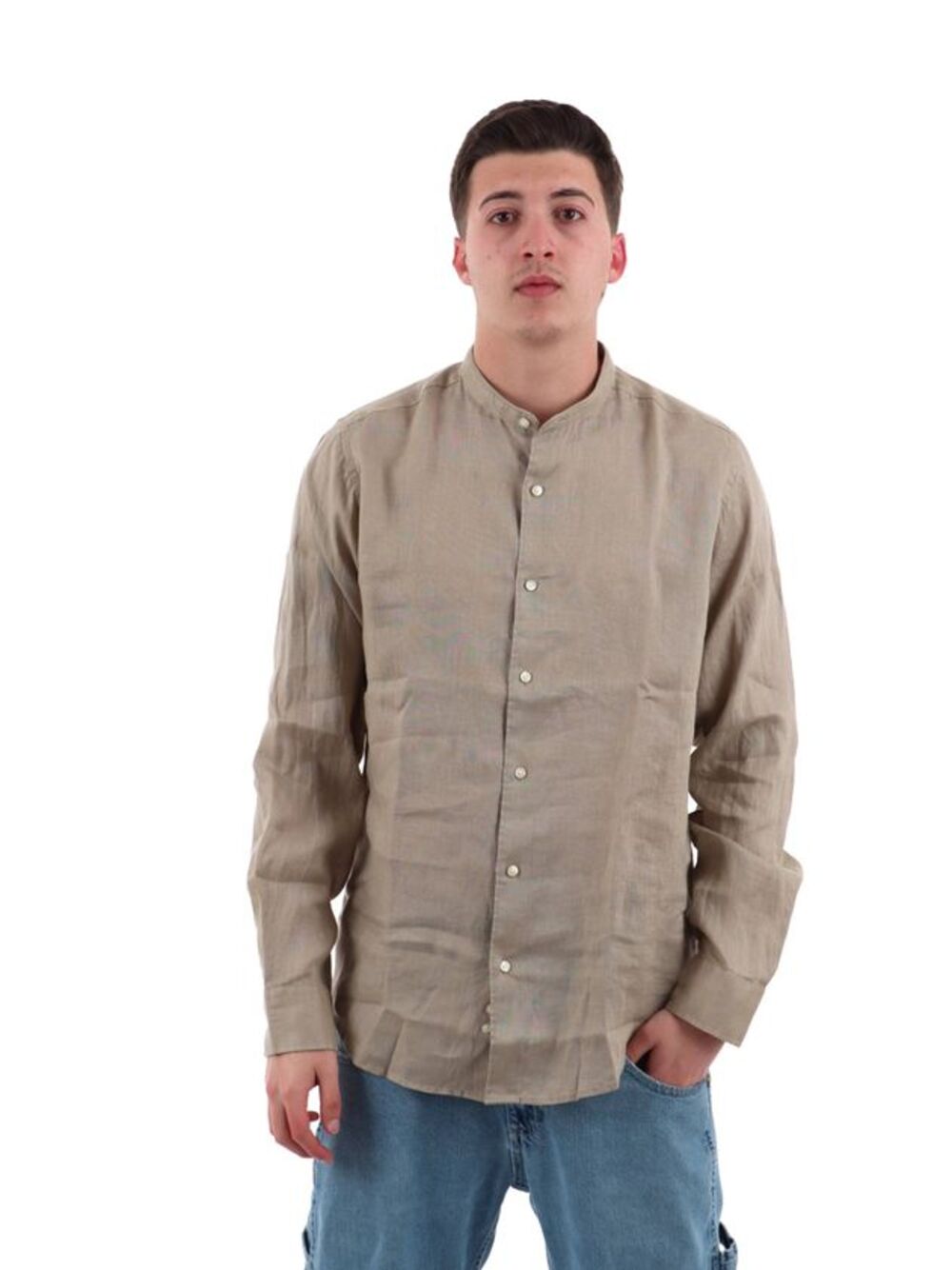YOS Camicia m/l Uomo Mod. 9434900 LINO-COREANO COLONIALE Coloniale