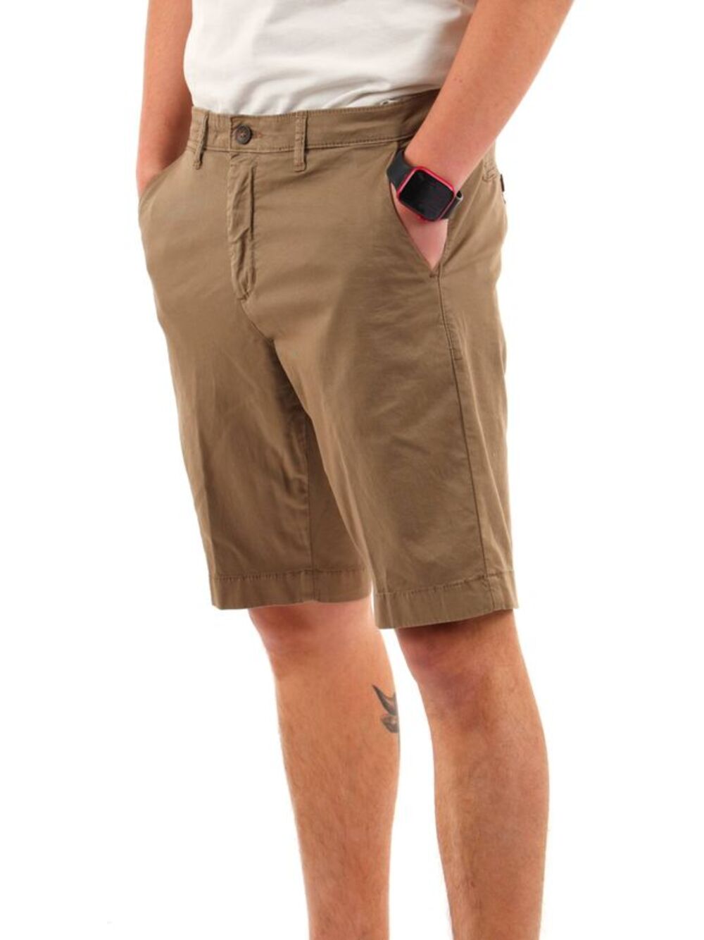 YOS Bermuda Uomo Mod. ACCORSI GABARDINA KAKI Kaki