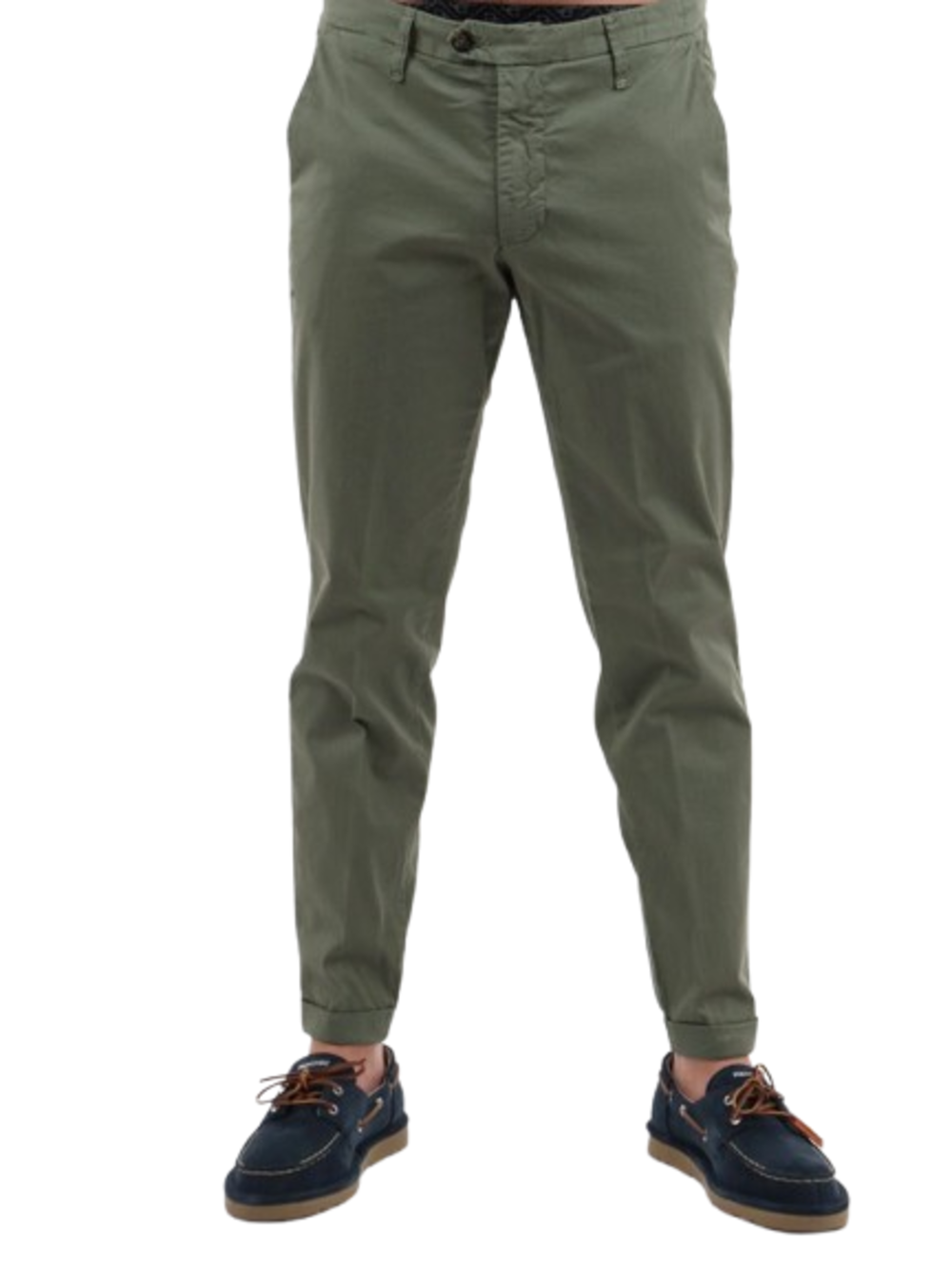 YOS Pantalone Uomo Mod. NAPOLI GOLD GABARDINA SALVIA SALVIA