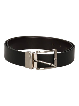 YOS Cinta Uomo Mod. RICCARDO DOUBLE NERO/MORO Nero/marrone