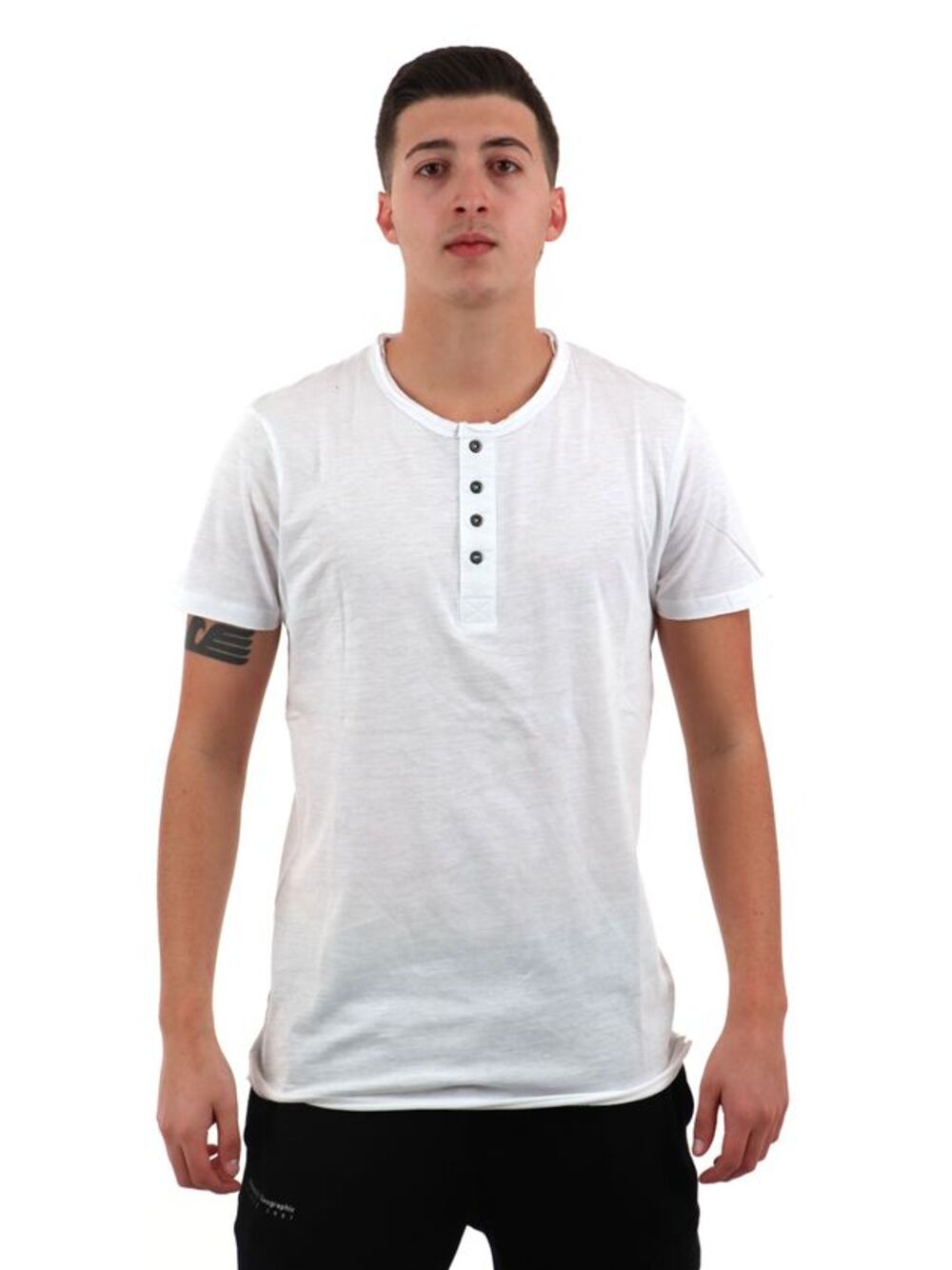 YOS T-shirt Uomo Mod. TS010340 FIAMM-SERAF WHITE WHITE