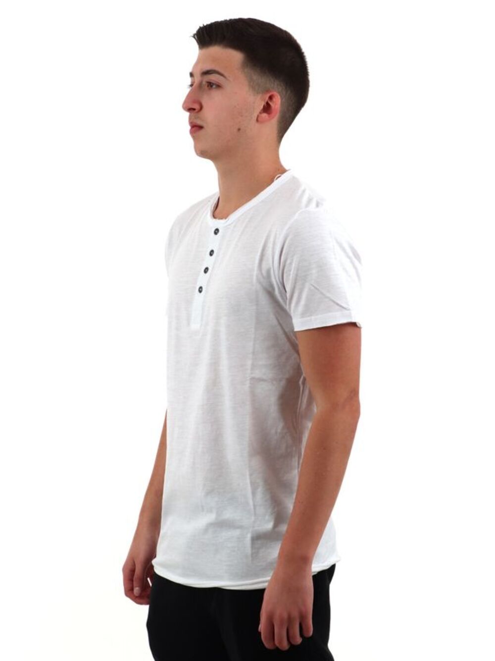 YOS T-shirt Uomo Mod. TS010340 FIAMM-SERAF WHITE WHITE