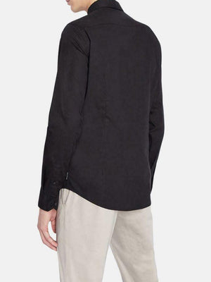 A|X Armani Exchange Camicia m/l Uomo Mod. 8NZC31 ZN28Z 1200 Nero