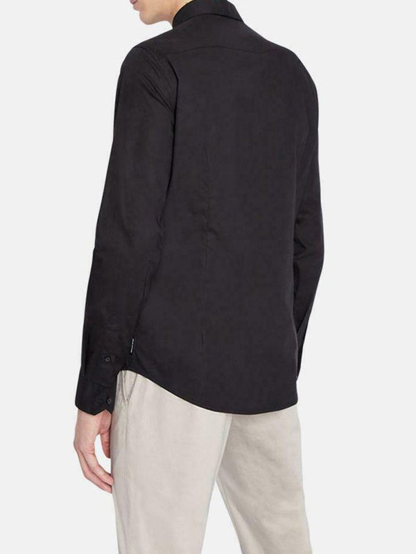 A|X Armani Exchange Camicia m/l Uomo Mod. 8NZC31 ZN28Z 1200 Nero