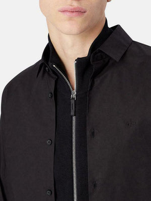 A|X Armani Exchange Camicia m/l Uomo Mod. 8NZC31 ZN28Z 1200 Nero