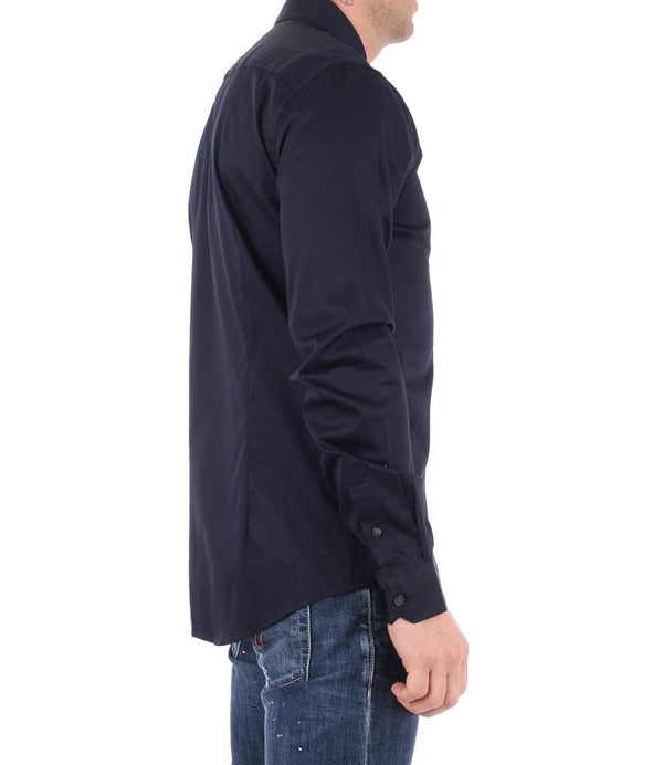 A|X Armani Exchange Camicia m/l Uomo Mod. 8NZCBD ZN10Z 1510 Blu