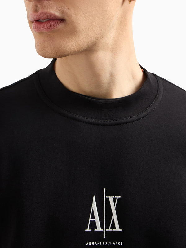 A|X Armani Exchange Felpa G Uomo Mod. XM000368 AF10818 UC001 Nero