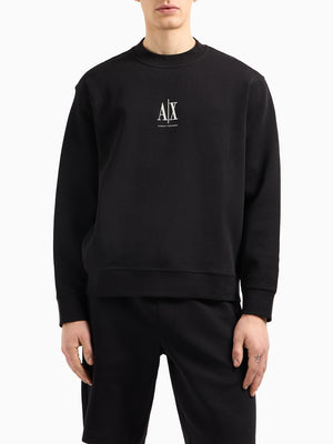 A|X Armani Exchange Felpa G Uomo Mod. XM000368 AF10818 UC001 Nero