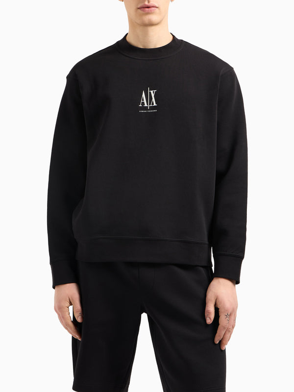 A|X Armani Exchange Felpa G Uomo Mod. XM000368 AF10818 UC001 Nero