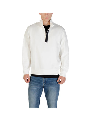A|X Armani Exchange Felpa Zip Uomo Mod. XM001295 AF10818 U0009 Panna