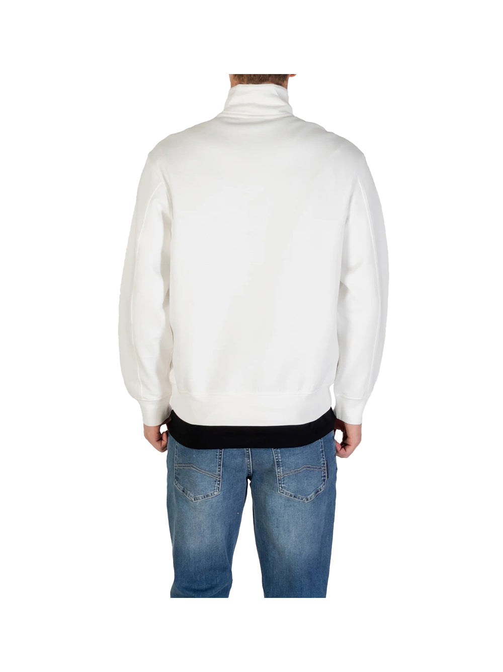 A|X Armani Exchange Felpa Zip Uomo Mod. XM001295 AF10818 U0009 Panna