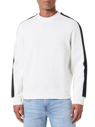 A|X Armani Exchange Felpa Girocollo Uomo Mod. XM001296 U0009 Bianco