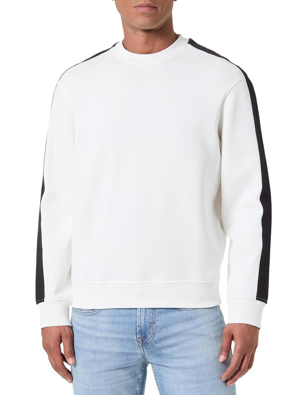 A|X Armani Exchange Felpa Girocollo Uomo Mod. XM001296 U0009 Bianco