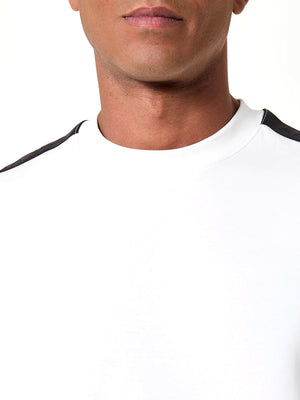 A|X Armani Exchange Felpa Girocollo Uomo Mod. XM001296 U0009 Bianco