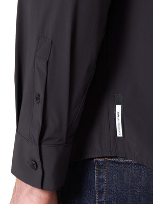 A|X Armani Exchange Camicia m/l Uomo Mod. XM001567 AF19193 UC001 Nero