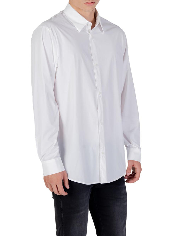 A|X Armani Exchange Camicia m/l Uomo Mod. XM001567 AF19193 U0009 Bianco