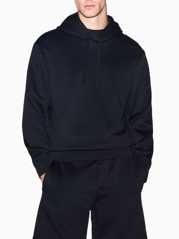 A|X Armani Exchange Felpa cappuccio Uomo Mod. XM002906 AF21862 UC001 Nero