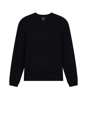 A|X Armani Exchange Maglione Girocollo Uomo Mod. XM002986 AF10454 UC001 Nero