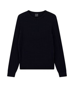 A|X Armani Exchange Maglione Girocollo Uomo Mod. XM002988 AF10454 FB535 Blu