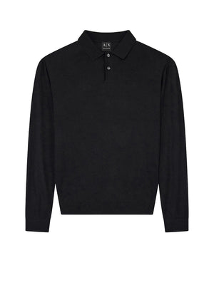 A|X Armani Exchange Polo Manica Lunga Uomo Mod. XM003569 AF28778 U8128 Moro