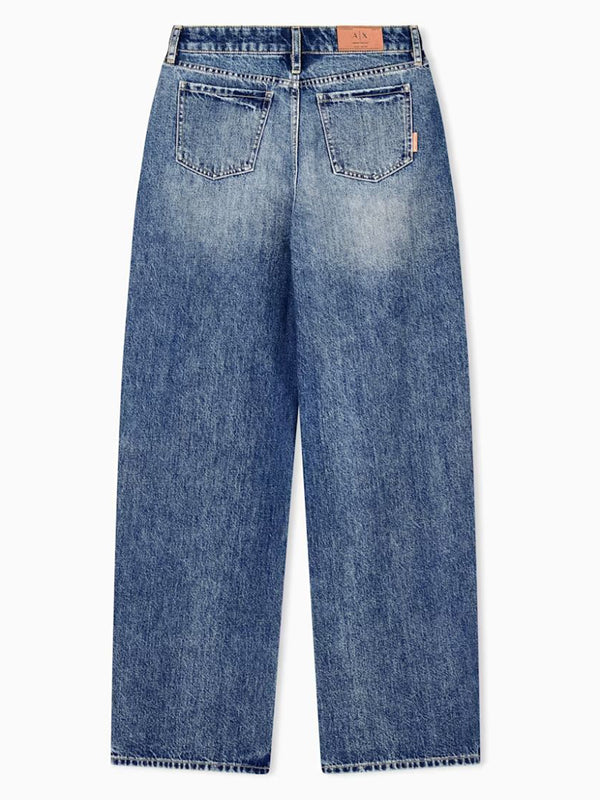 A|X Armani Exchange Jeans Donna Mod. XW000100 AF21360 MB001 DENIM