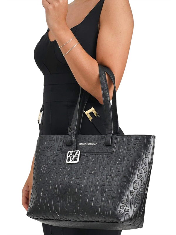 A|X Armani Exchange Borsa Donna Mod. XW001481 AF15774 UC001 Nero
