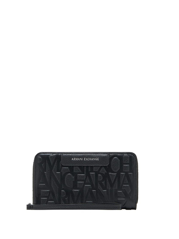 A|X Armani Exchange Portafoglio Donna Mod. XW001606 AF15744 UC001 Nero