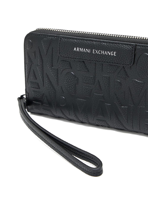 A|X Armani Exchange Portafoglio Donna Mod. XW001606 AF15744 UC001 Nero
