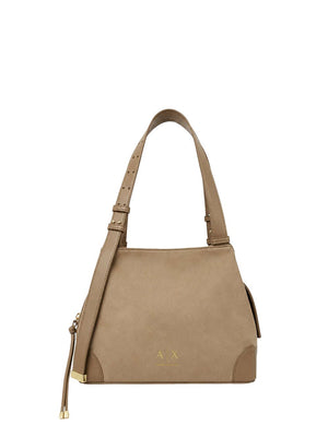 A|X Armani Exchange Borsa Donna Mod. XW002604 AF22666 U6186 Cammello