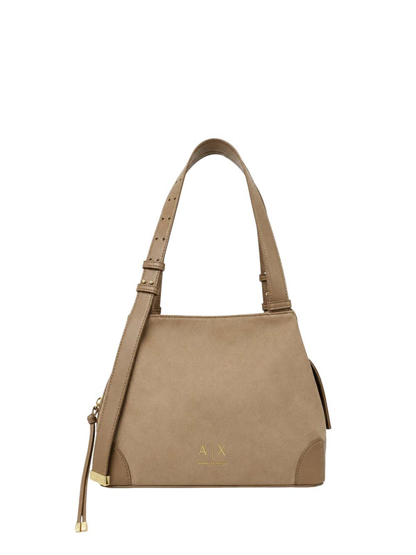 A|X Armani Exchange Borsa Donna Mod. XW002604 AF22666 U6186 Cammello