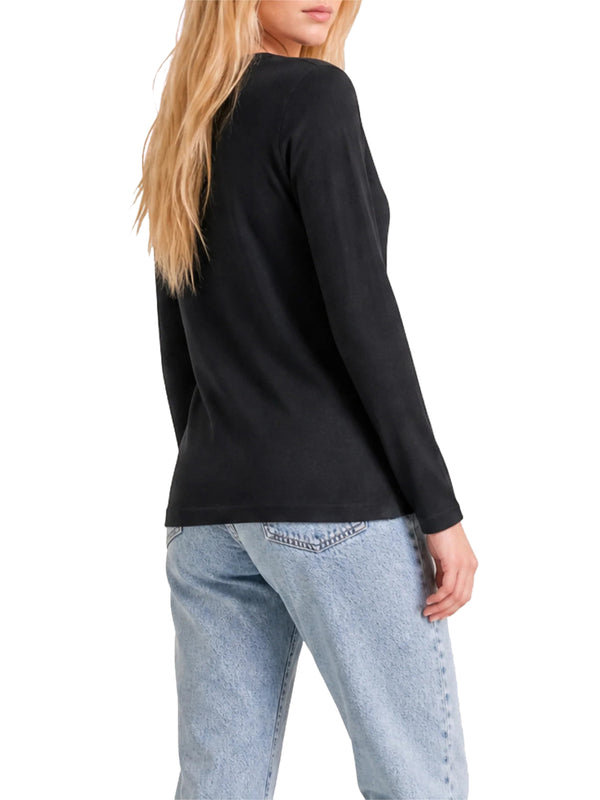 A|X Armani Exchange T-shitr ml Donna Mod. XW002774 AF10356 UC001 Nero