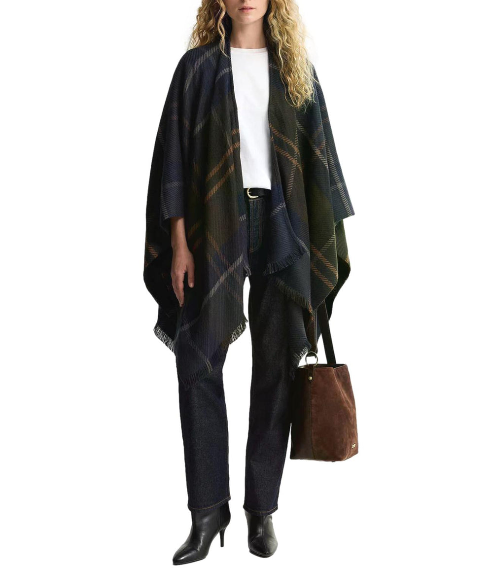 Barbour Scialle UNISEX Mod. LSC0502 TN43 Grigio/verde