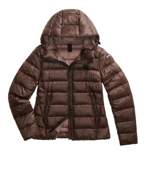 Blauer Giubbotto corto Donna Mod. BLDC02070CAROLL 6648 30B Marrone